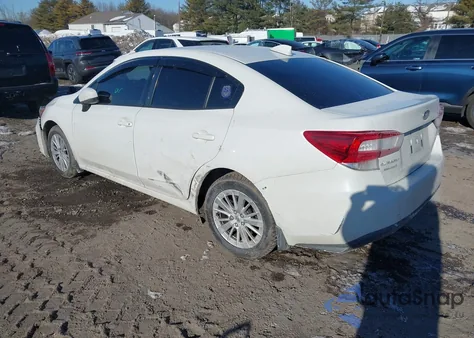 2017 Subaru Impreza 2.0I Premium из США, поврежденный, VIN 4S3GKAB64H3613345